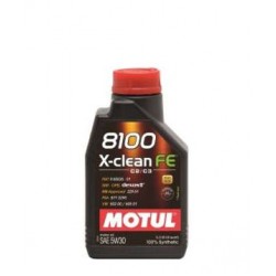 Синтетическое моторное масло 5W-30 8100 X-clean FE 1л (MOTUL)